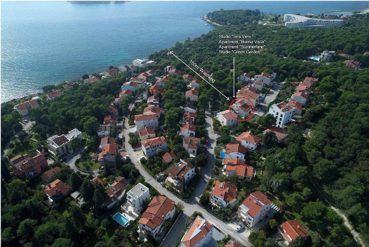 Studio Sea View Borik 罗维尼 外观 照片